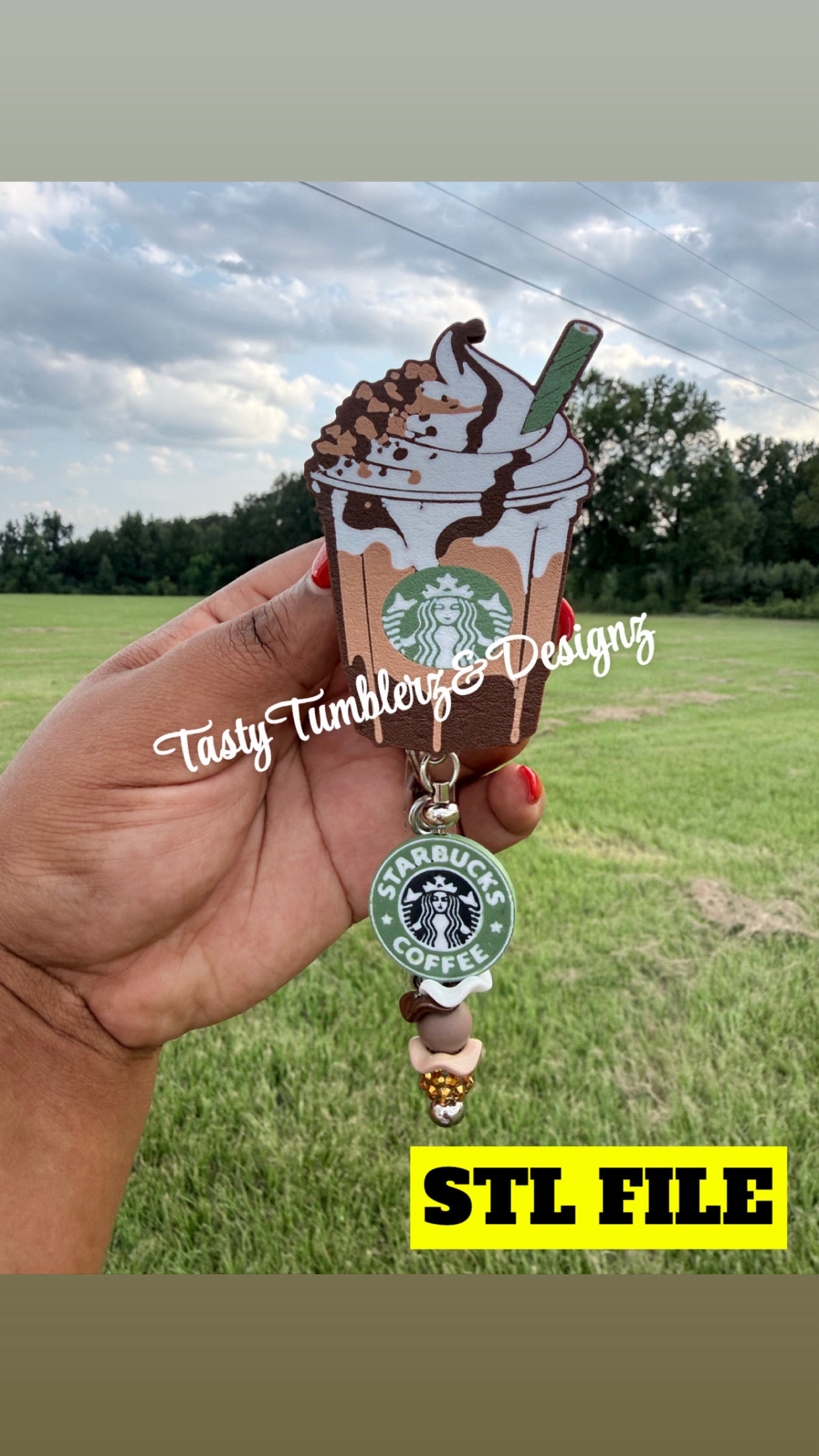 Starbucks Coffee Badge & Charm.3mf