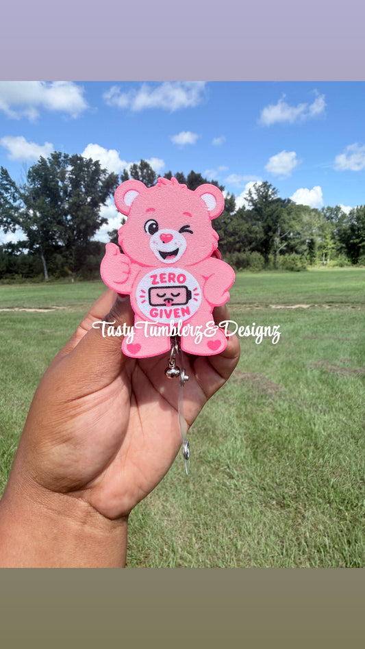 Pink Carebear Badge