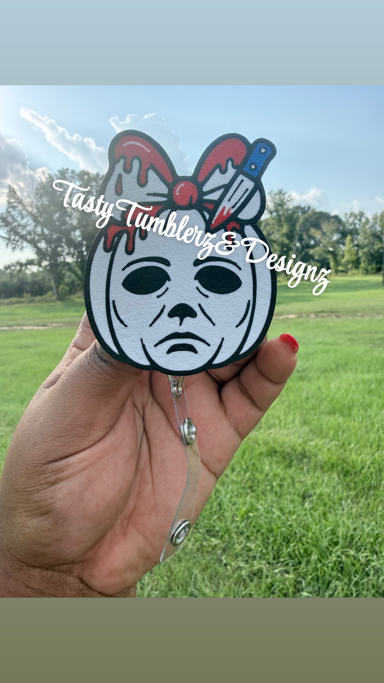 Horror Pumpkin Badges