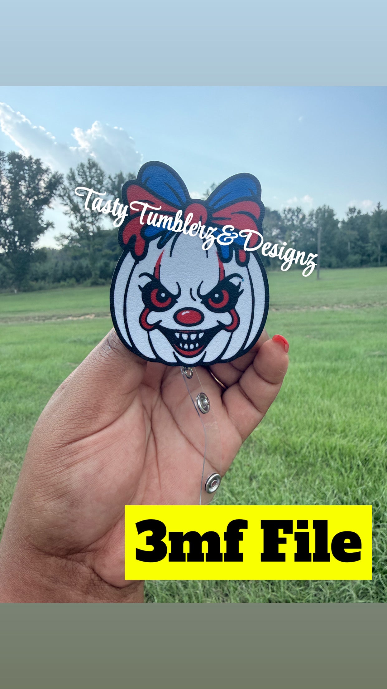 Horror Pumpkin Bundle Badge.3mf